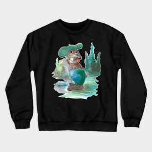 Winter bunny 21/11/23 - vintage Christmas inspired designs Crewneck Sweatshirt